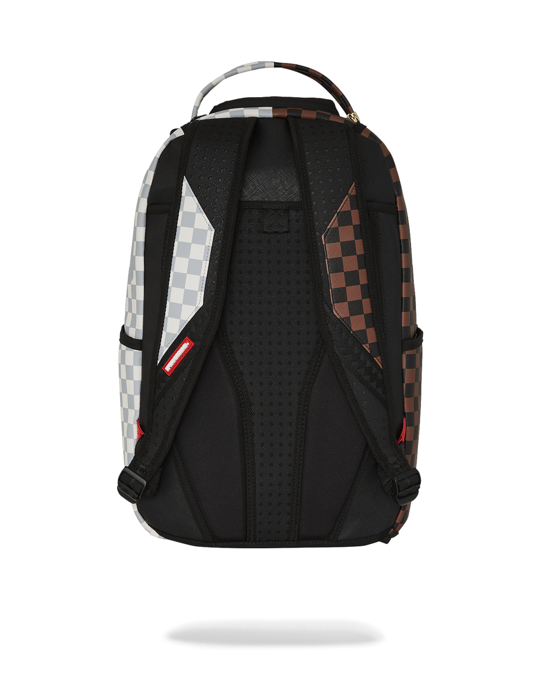 Sprayground Split Brown And Cream Check DLXV Backpack