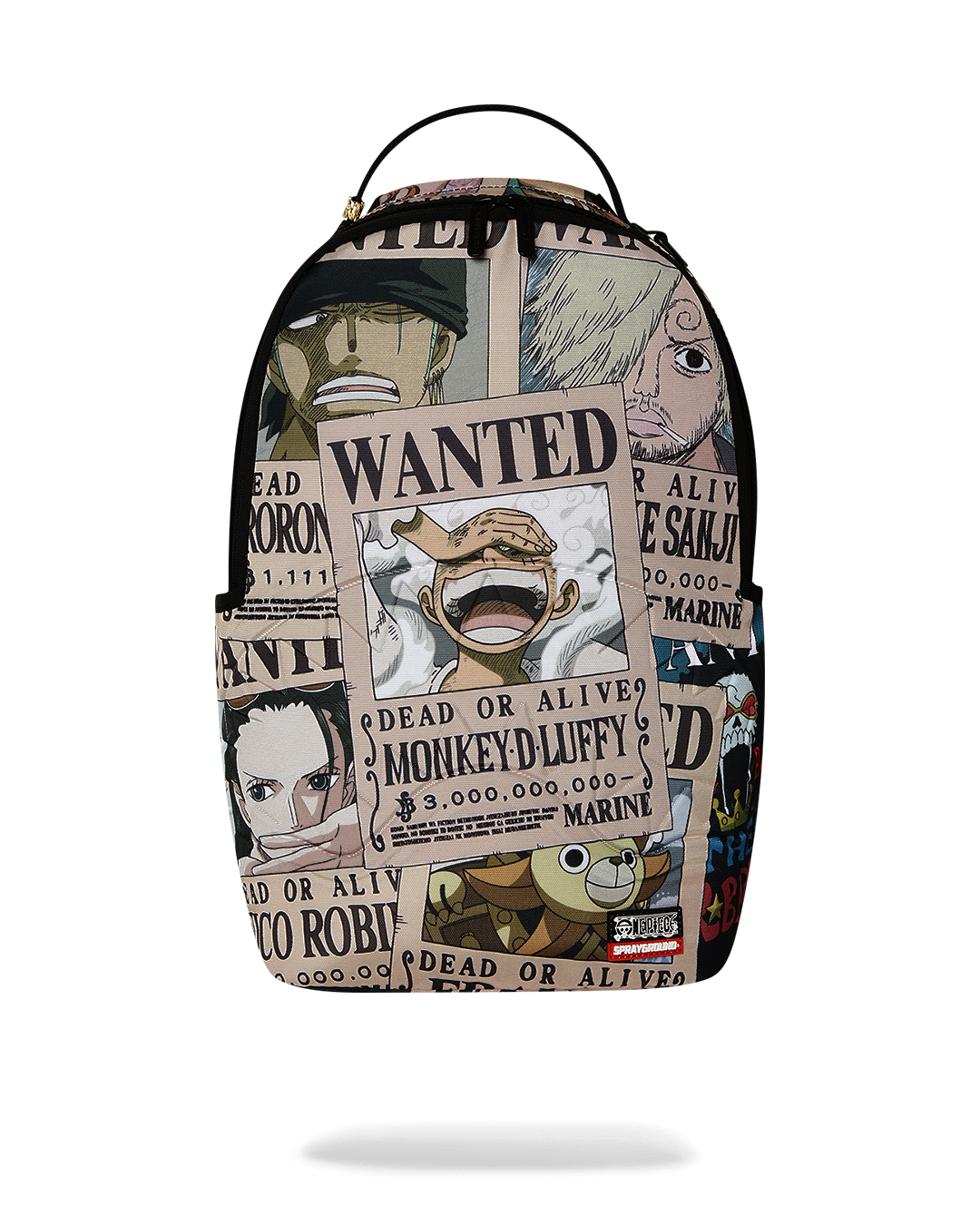 Sprayground One Pieece Wanted Shark Posters DLXS Backpack