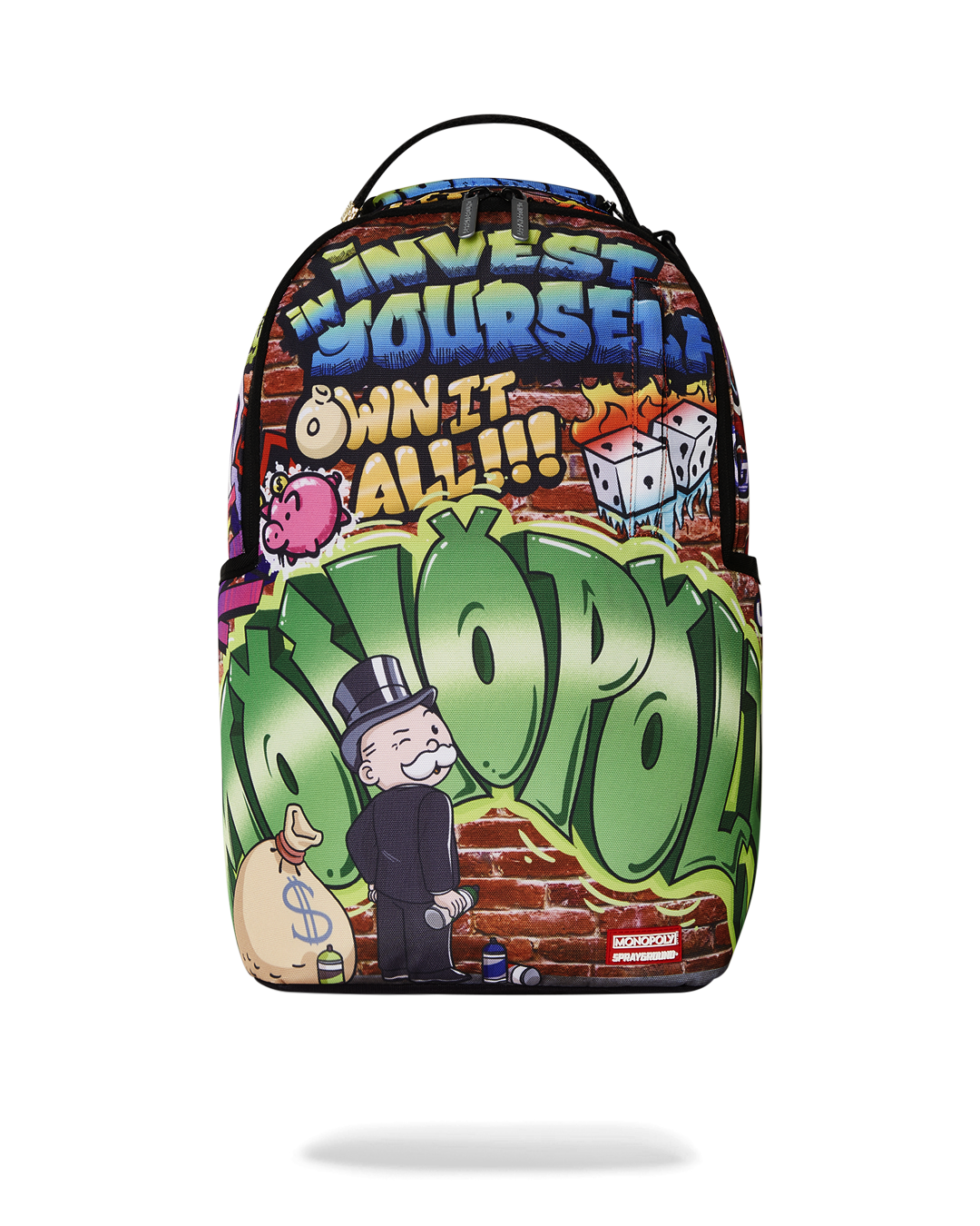 Sprayground Monopoly Man Graffitit DLXR Backpack