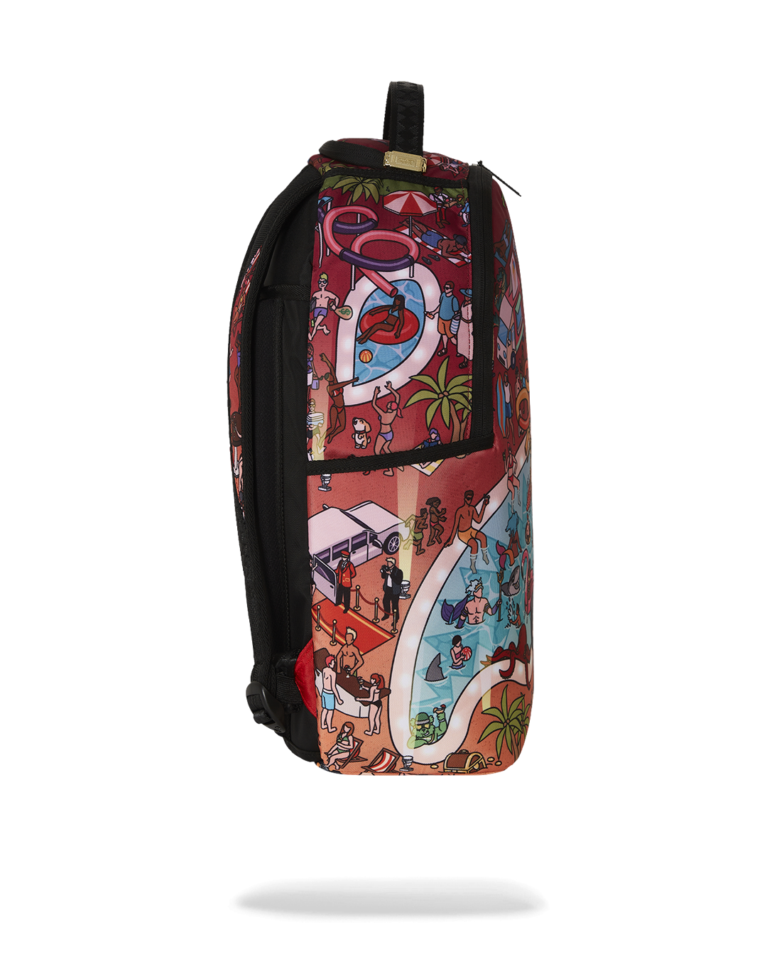 Sprayground The Party Don't Shark DLXR Backpack
