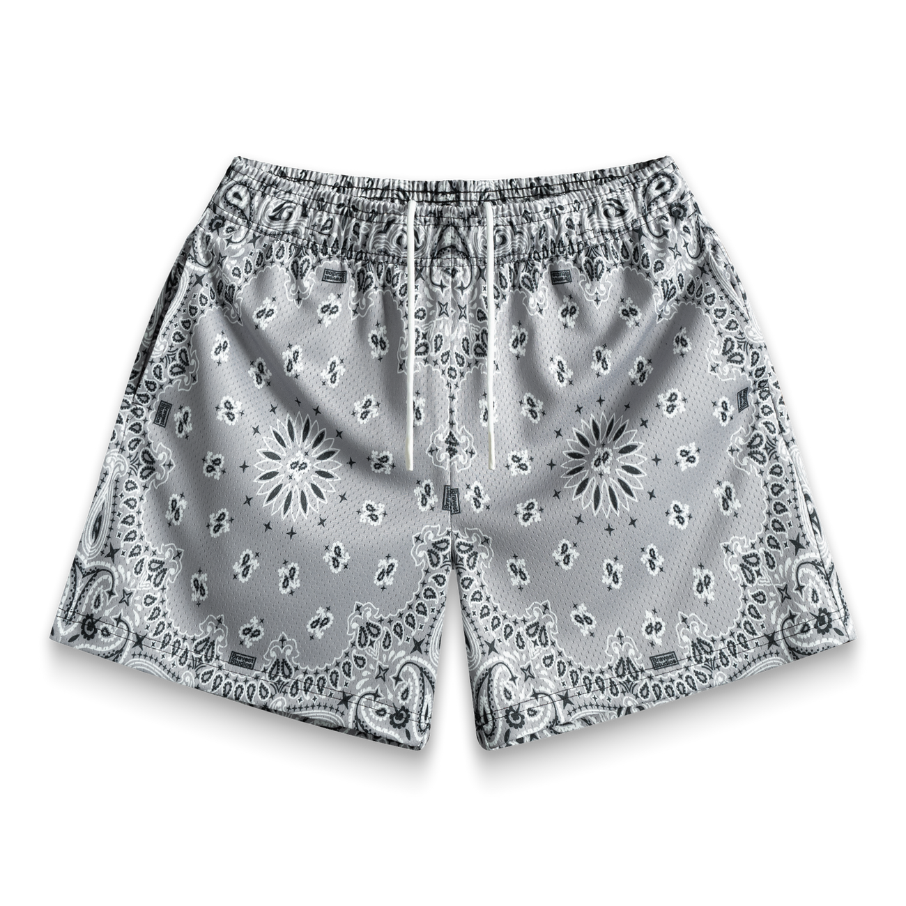 Bravest Studio Grey Paisley V2 Shorts