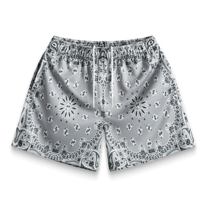 Bravest Studio Grey Paisley V2 Shorts