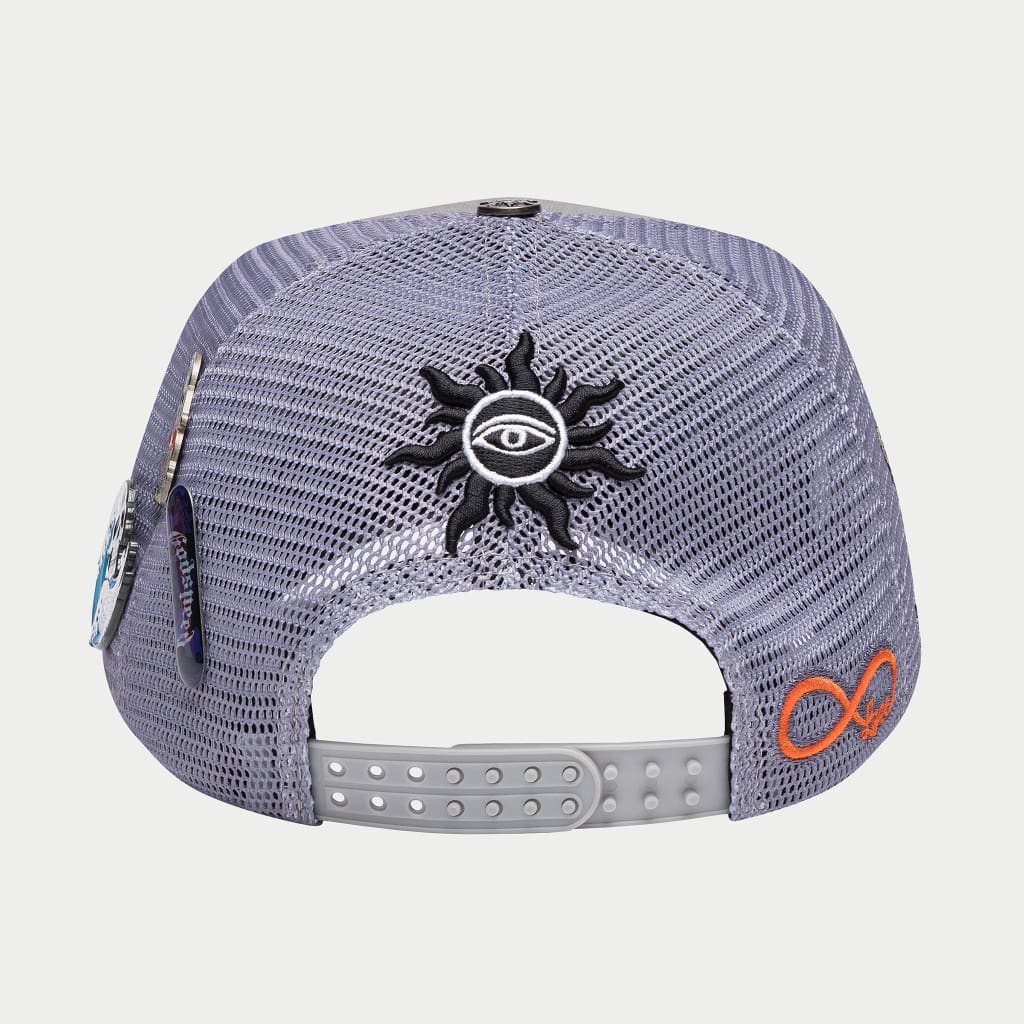 Godspeed Forever Trucker Hat (Grey/Green)