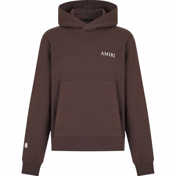 Amiri Brown Puff Hoodie