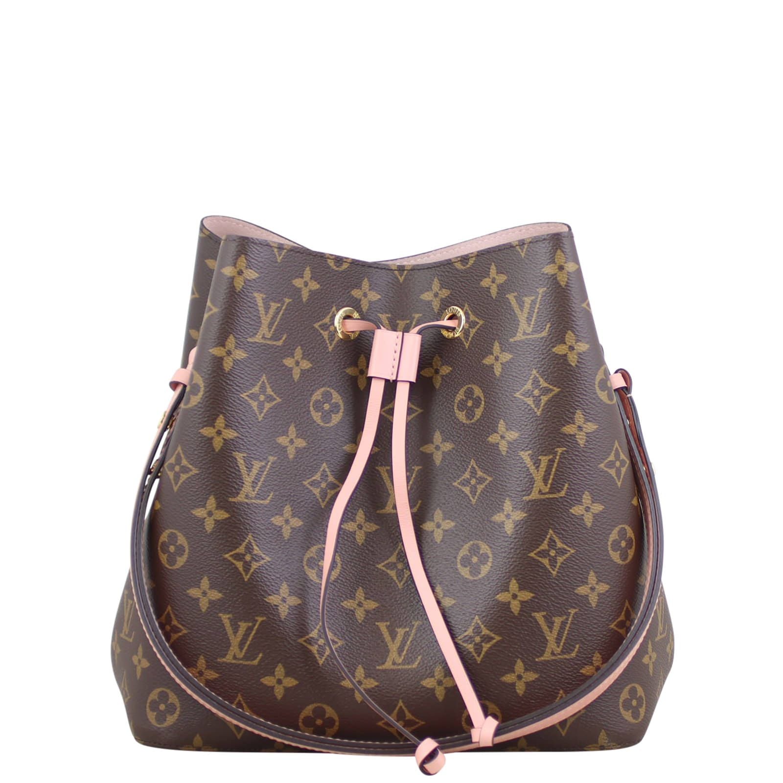 LV NéoNoé MM Monogram Rose Poudre Bag