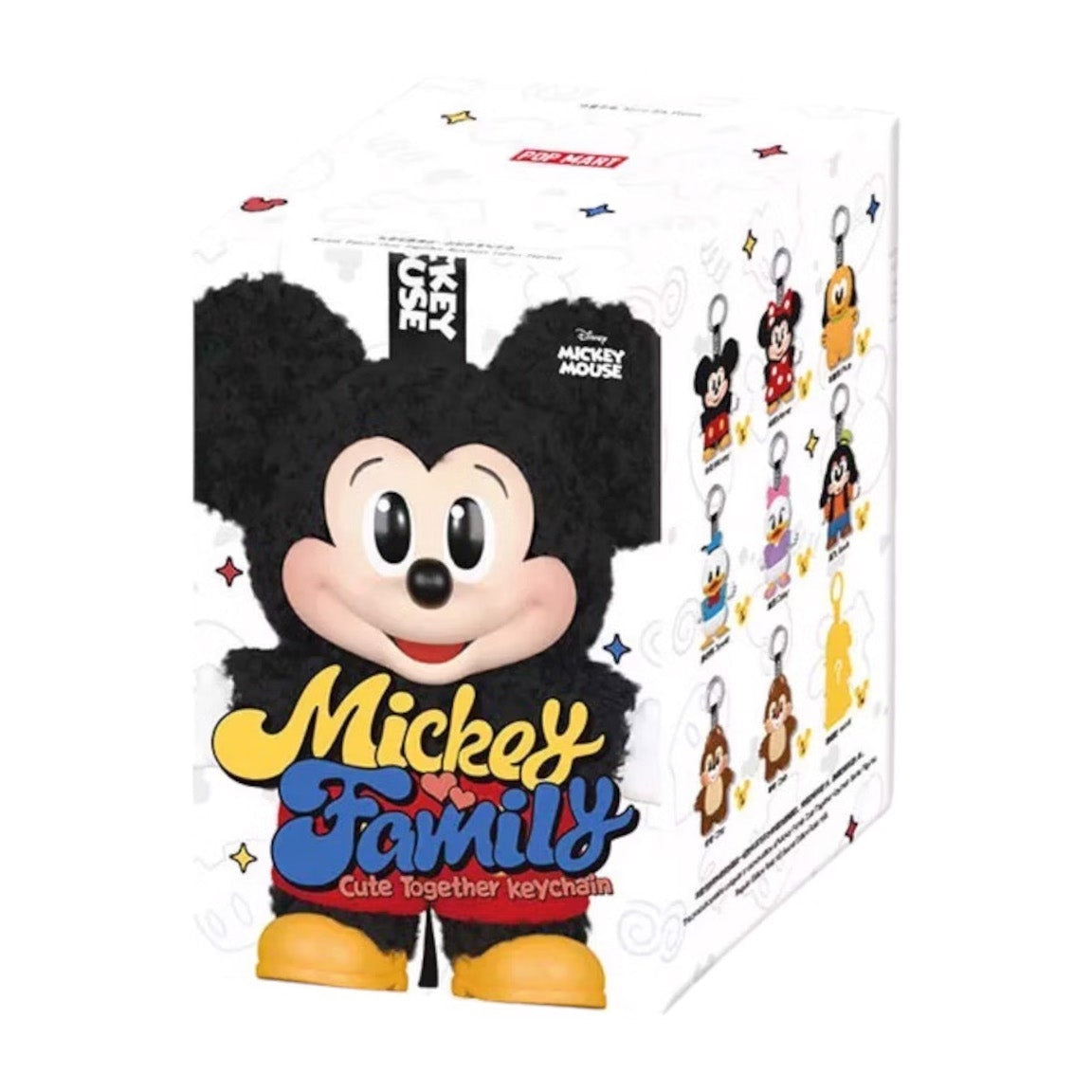 Pop Mart Disney Mickey Family Together Series Plush Keychain Blind Box