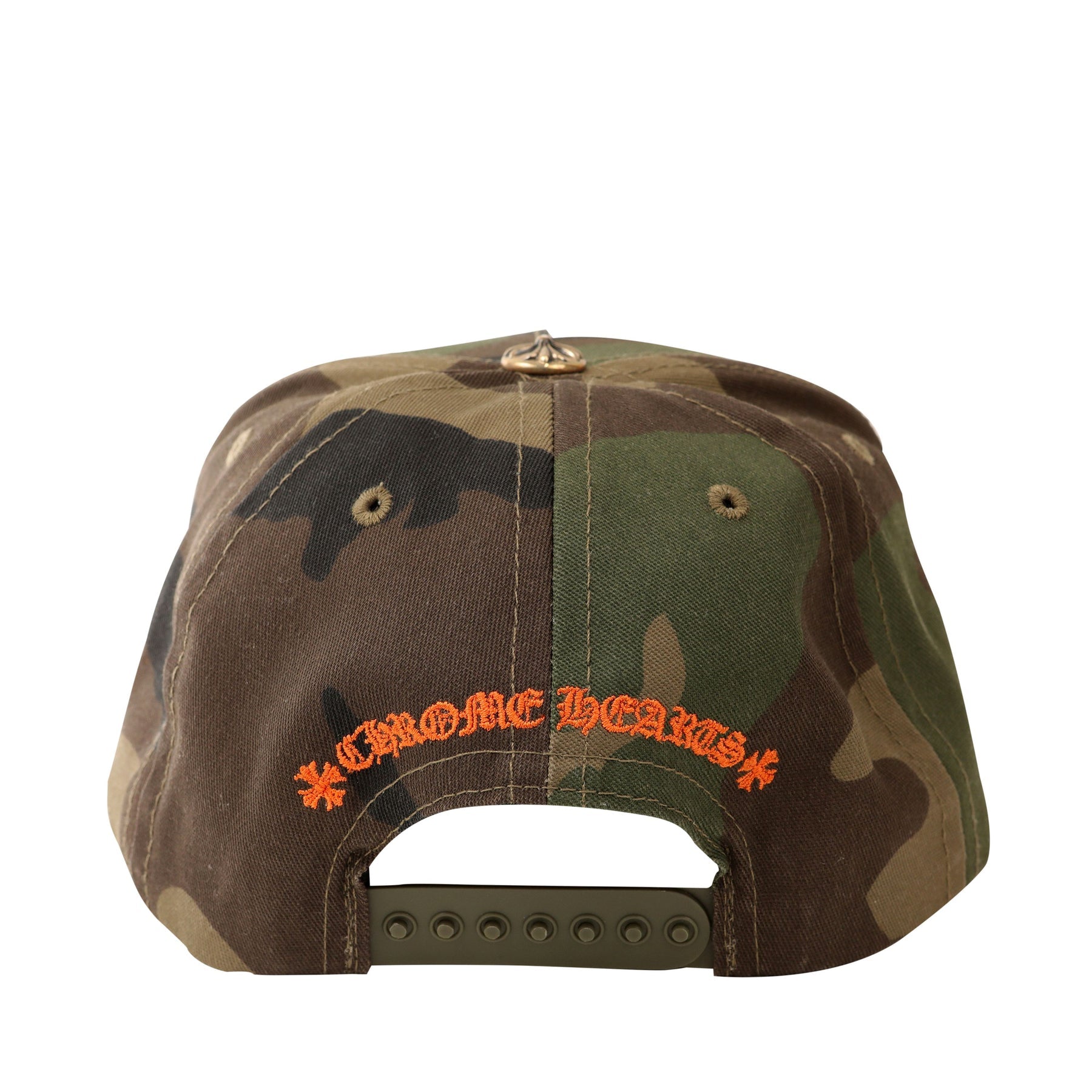 Chrome Hearts Camo Orange CH Logo Hat