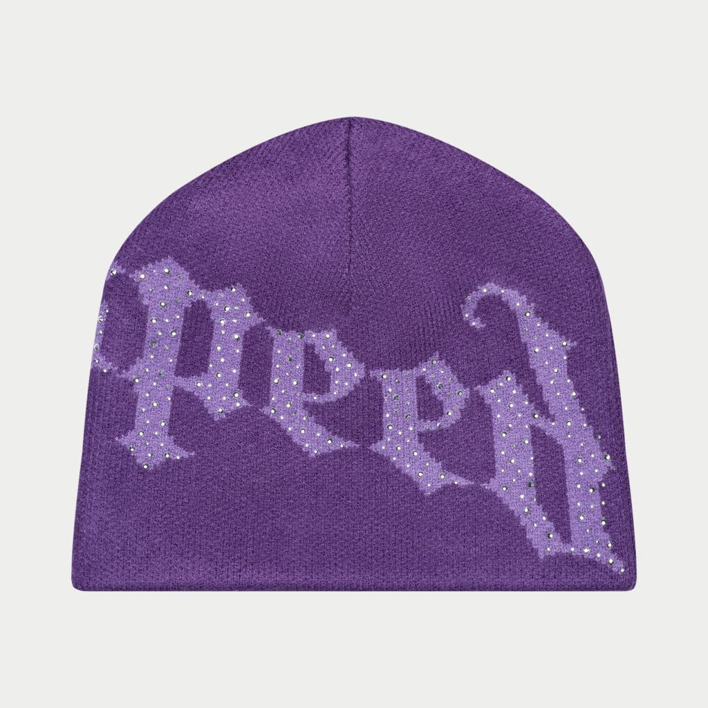 Godspeed OG Logo Studded Beanie Double Purple