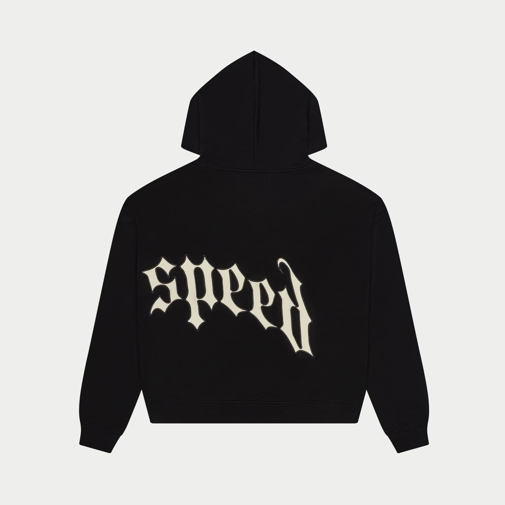 Godspeed OG Logo Black Zip Up Hoodie