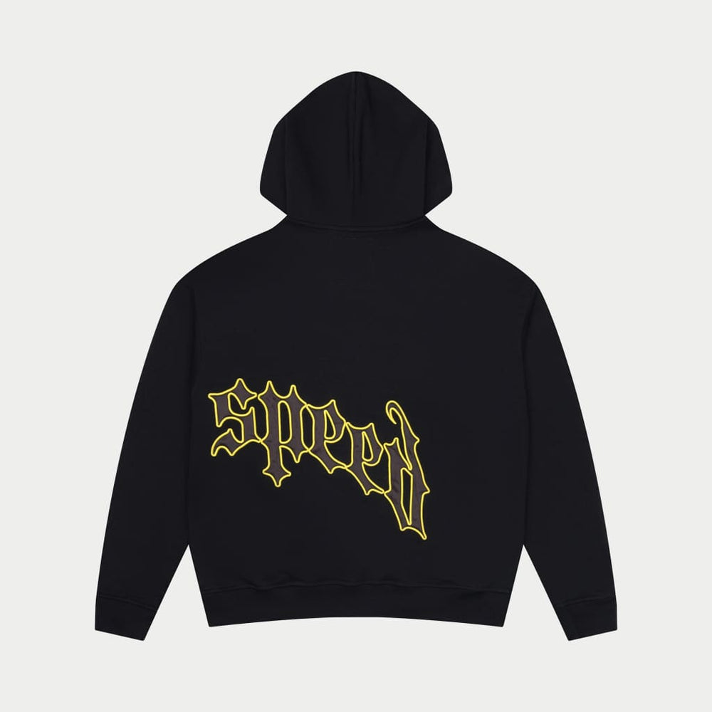 Godspeed Zip Up Hoodie V2 (Black/Yellow)