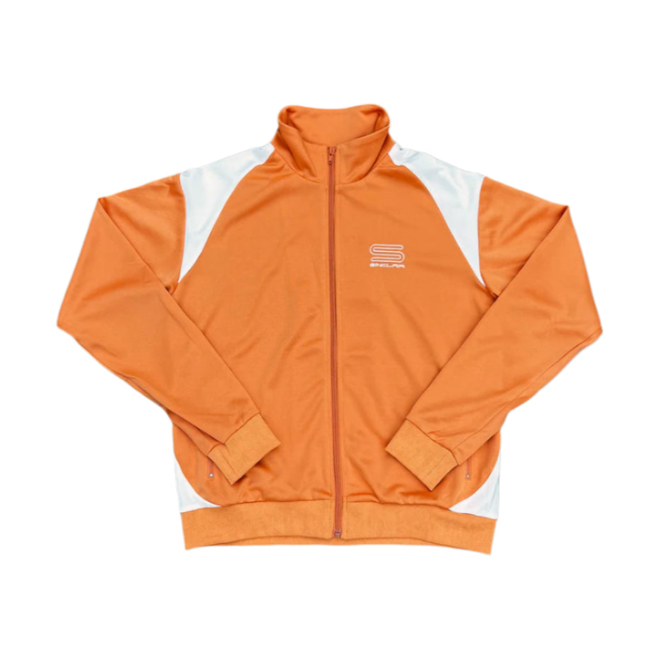 Sinclair Tech Logo Track Jacket Rust