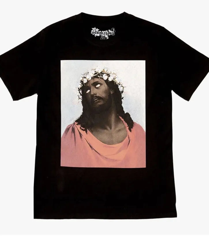 Denim Tears Black Jesus Crown T Shirt