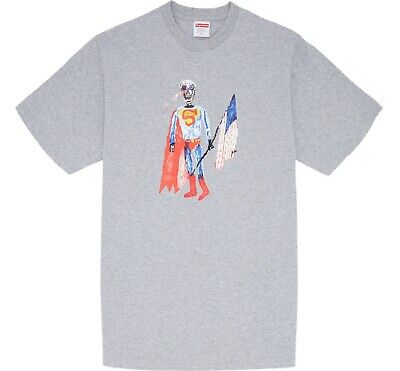 Supreme Skeleton Heather Grey Tee