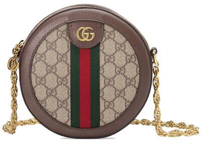 Gucci GG Supreme Ophidia Round Mini Shoulder Bag