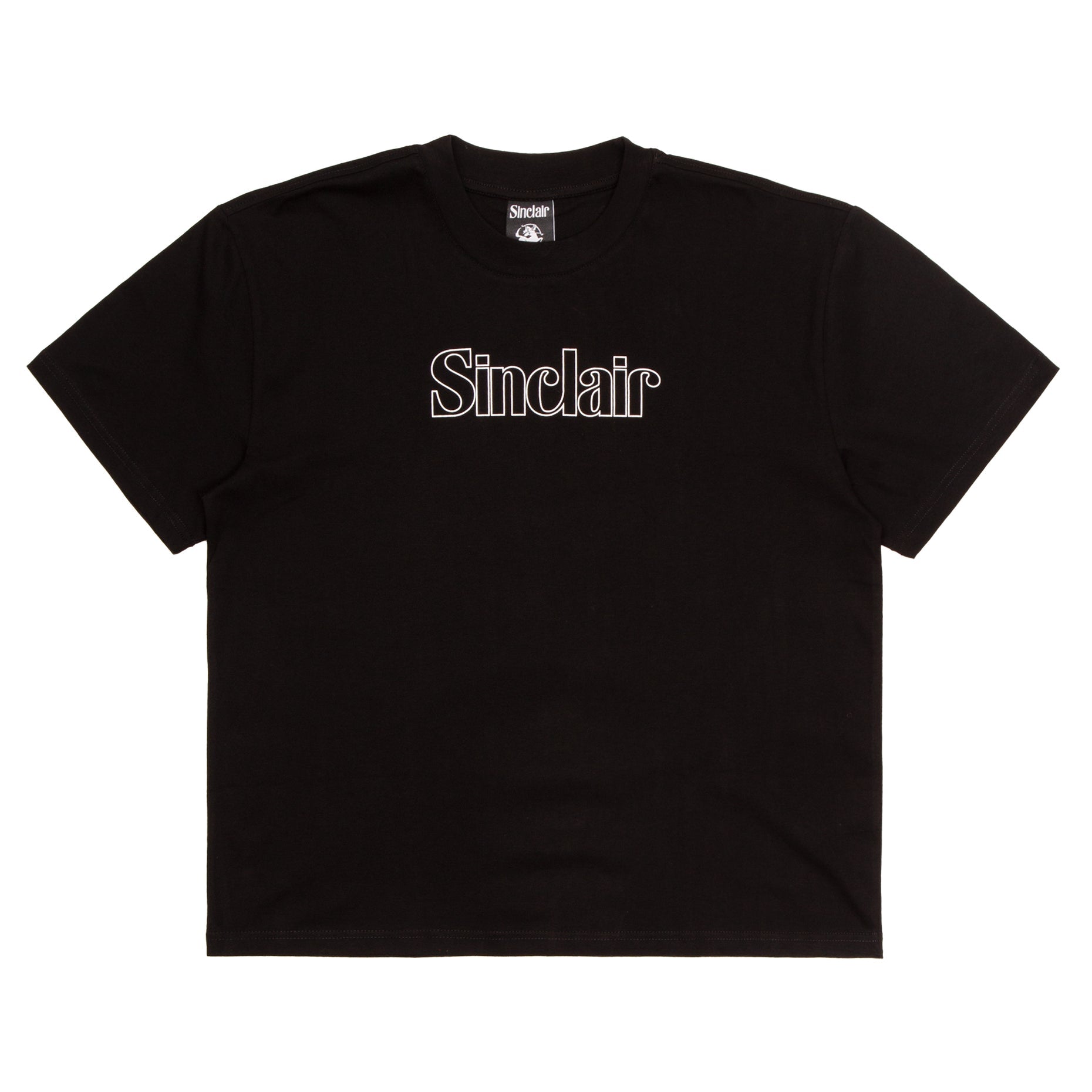 Sinclair Outline T-Shirt Black