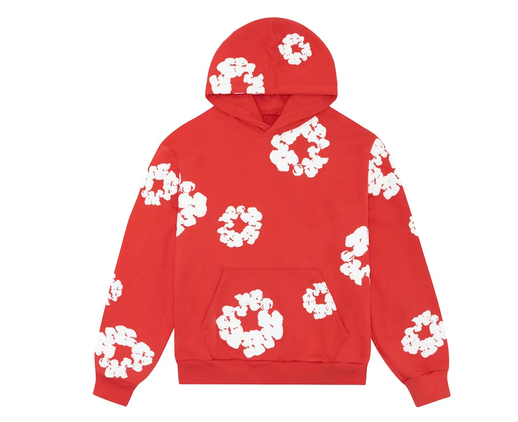 Denim Tears Cotton Wreath Sweatshirt Red