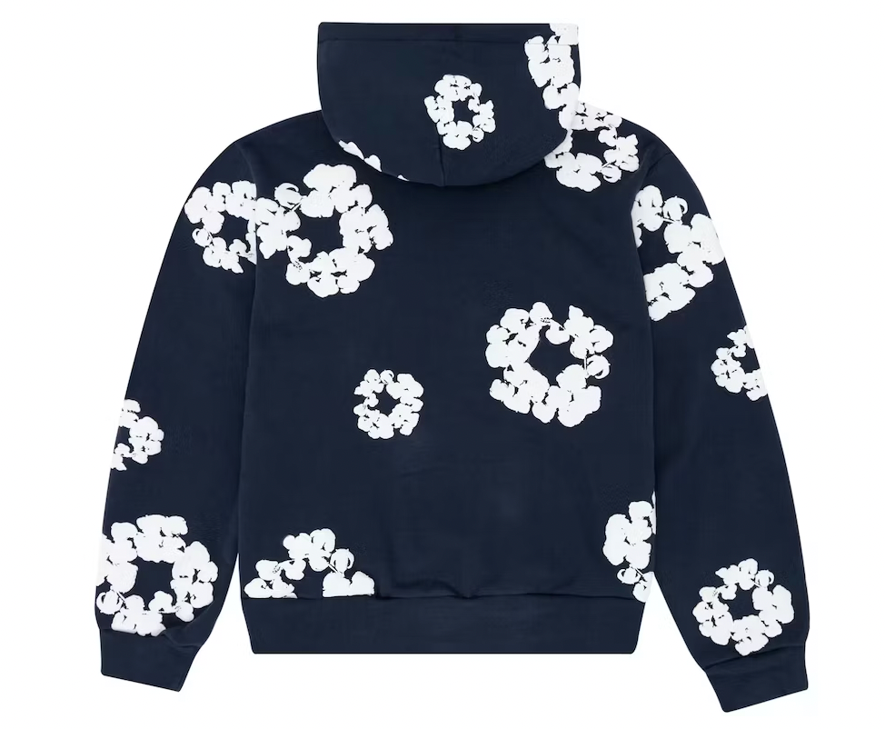 Denim Tears Cotton Wreath Sweatshirt Navy