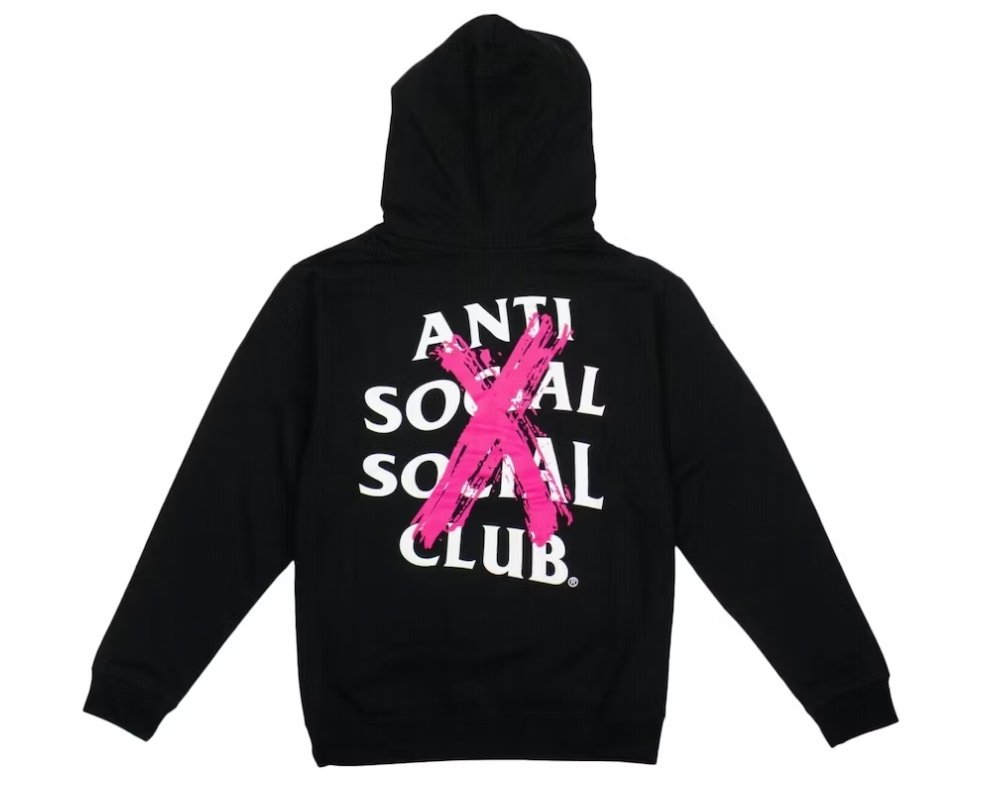 Anti Social Social Club Cancelled Hoodie Black - Verified Sneaker Boutique Wellington