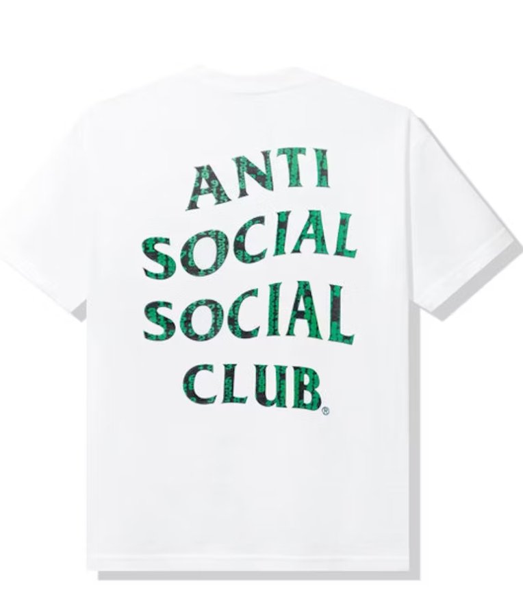 Anti Social Social Club Glitch T-shirt White - Verified Sneaker Boutique Wellington