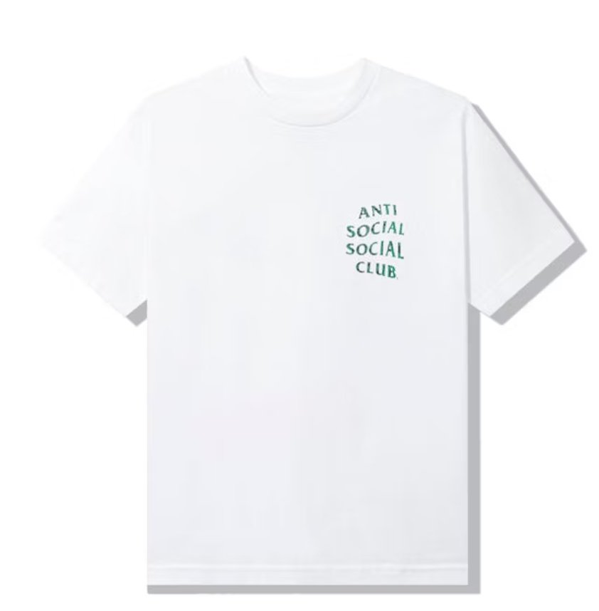 Anti Social Social Club Glitch T-shirt White - Verified Sneaker Boutique Wellington