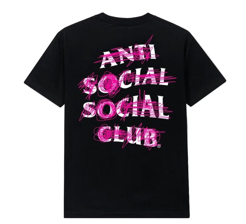 Anti Social Social Club Nevermind T-shirt Black - Verified Sneaker Boutique Wellington