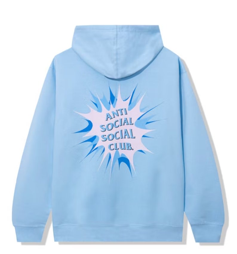 Anti Social Social Club Stunned Hoodie Blue - Verified Sneaker Boutique Wellington