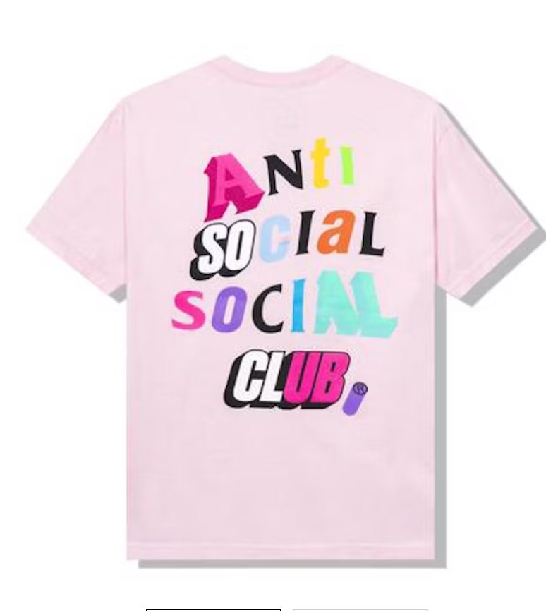 Anti Social Social Club The Real Me Tee Pink - Verified Sneaker Boutique Wellington
