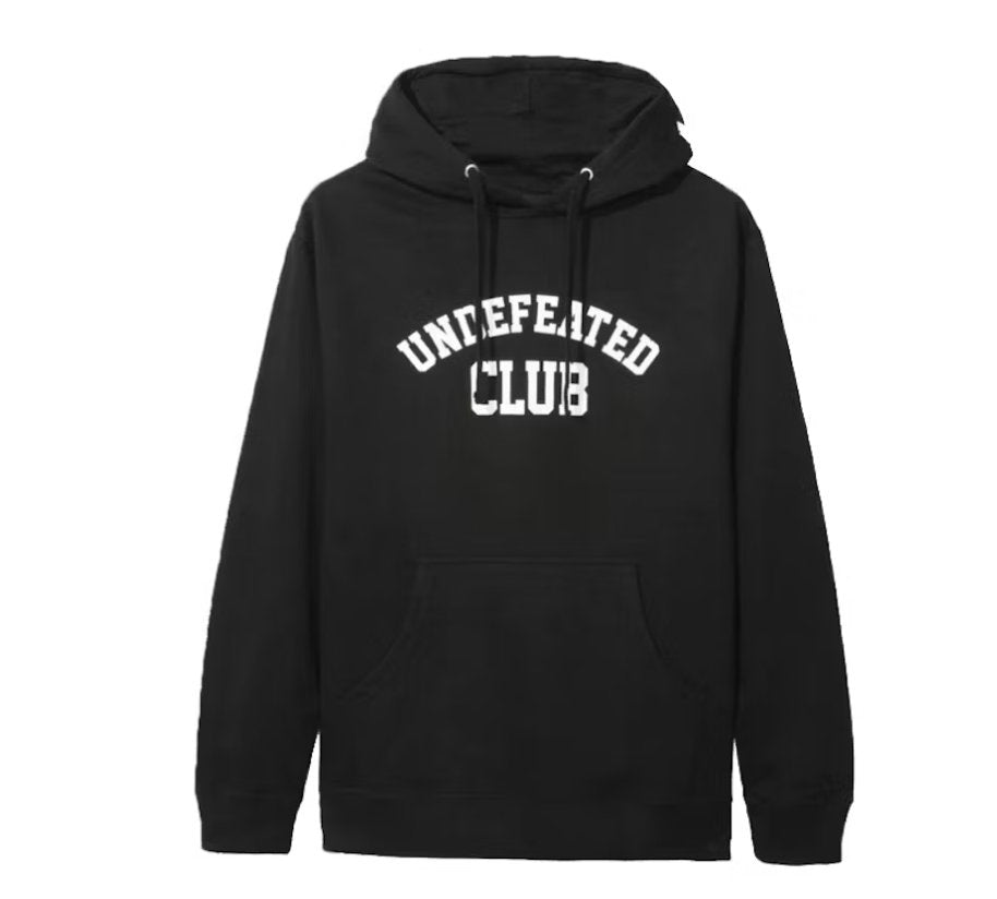 Anti Social Social Club x Undefeated Club Hoodie Black - Verified Sneaker Boutique Wellington