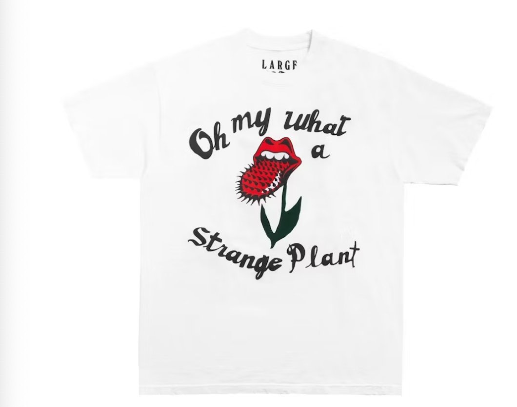 Cactus Plant Flea Market Rolling Stones Strange Plant T-shirt White - Verified Sneaker Boutique Wellington