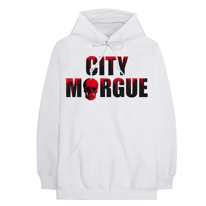 City Morgue x Vlone Dogs Hoodie White - Verified Sneaker Boutique Wellington
