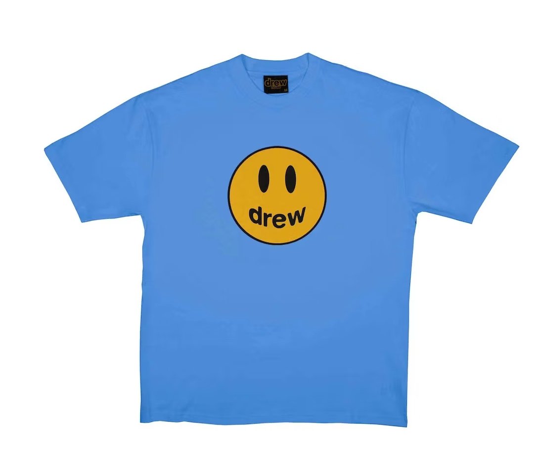 drew house mascot ss tee sky blue - Verified Sneaker Boutique Wellington