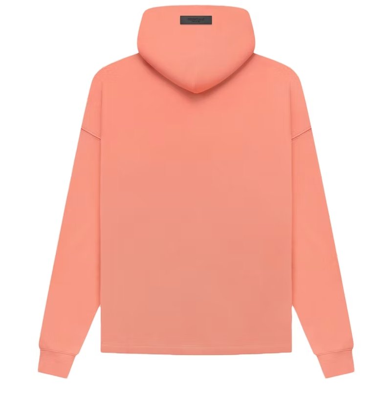 Fear of God Essentials Relaxed Hoodie Coral - Verified Sneaker Boutique Wellington