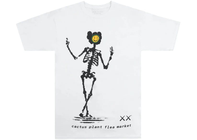 KAWS x Cactus Plant Flea Market T-shirt White - Verified Sneaker Boutique Wellington