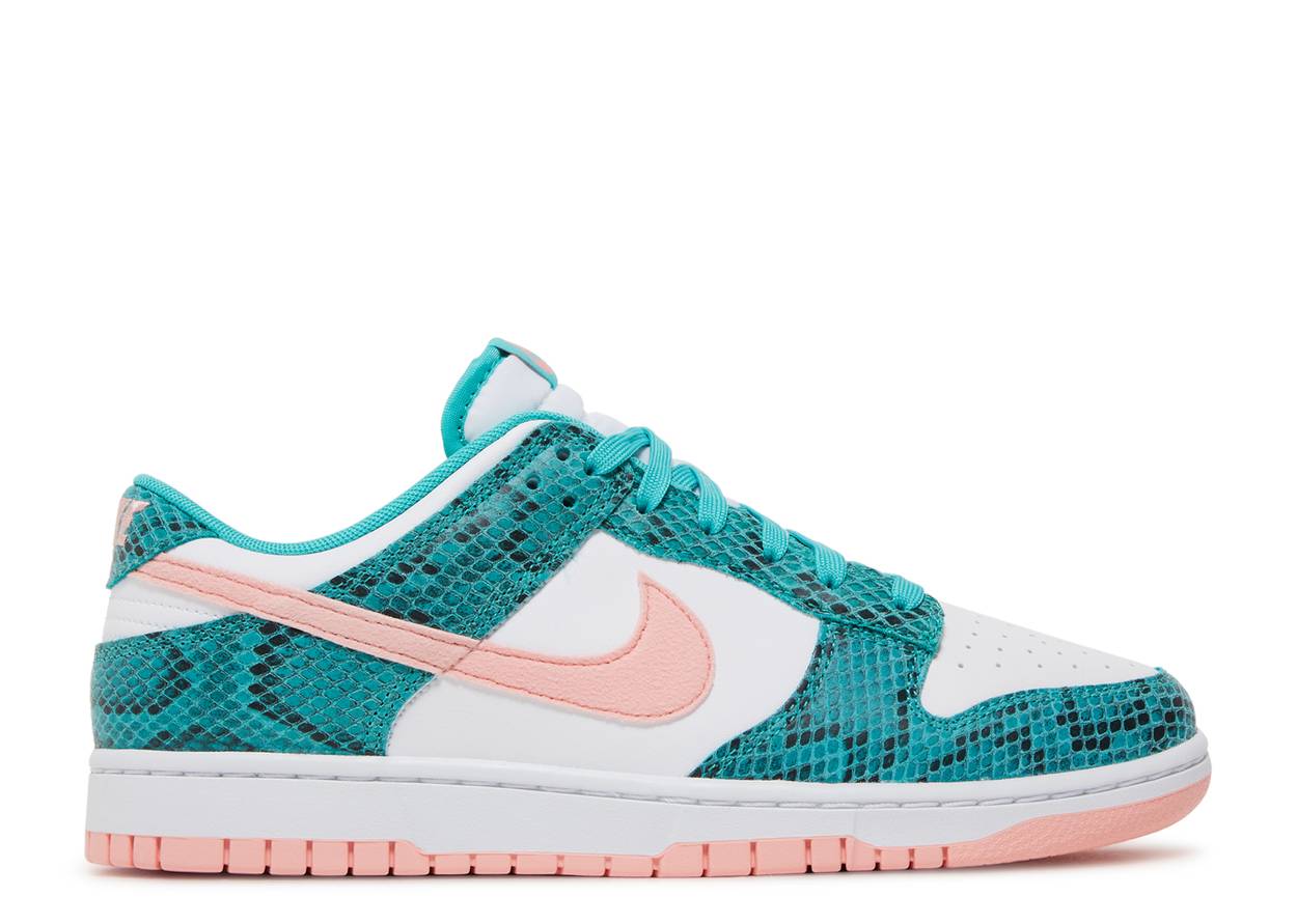 Nike Dunk Low Washed Teal Snakeskin - Verified Sneaker Boutique Wellington