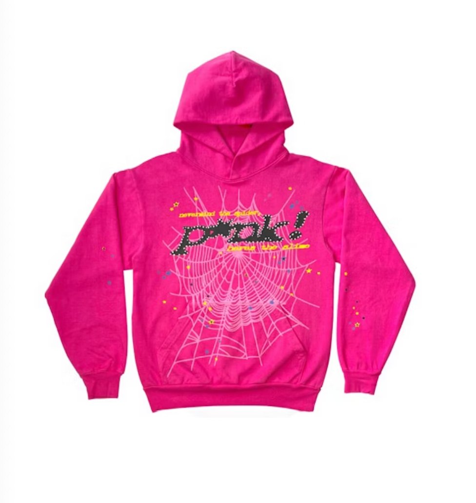 Sp5der P*NK Hoodie Pink - Verified Sneaker Boutique Wellington