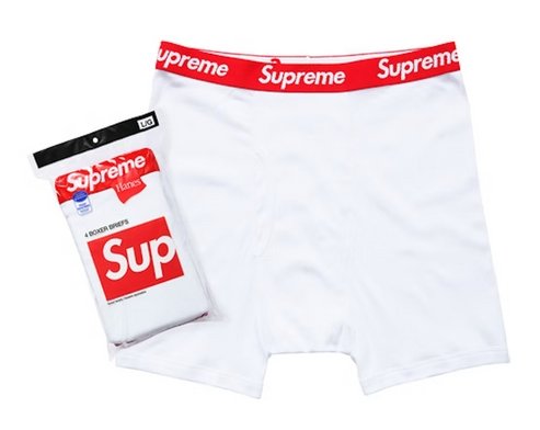 Supreme Hanes Boxer Briefs (4 Pack) White - Verified Sneaker Boutique Wellington