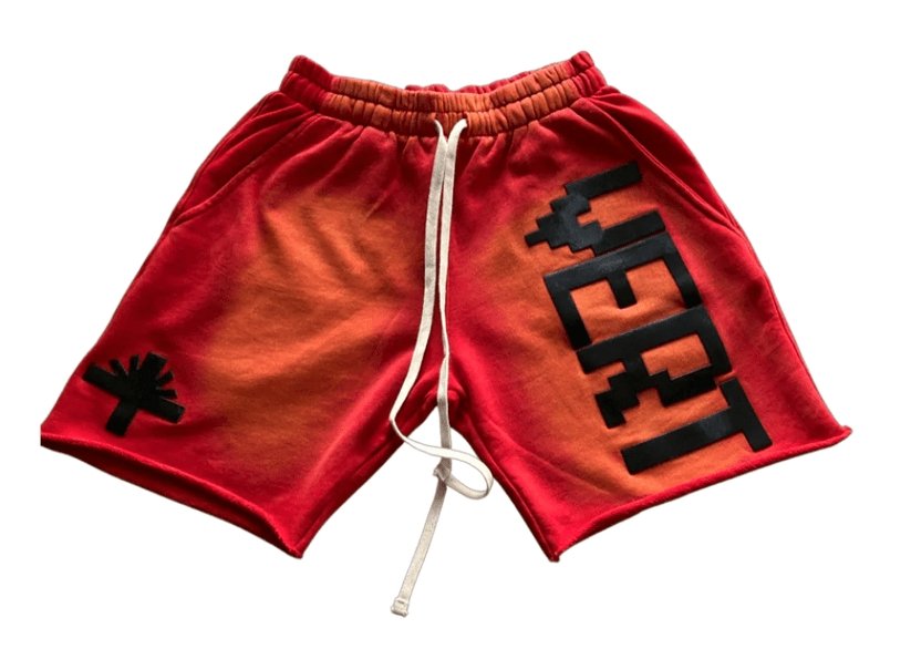 Vertabrae D3 Sweat Shorts Red - Verified Sneaker Boutique Wellington